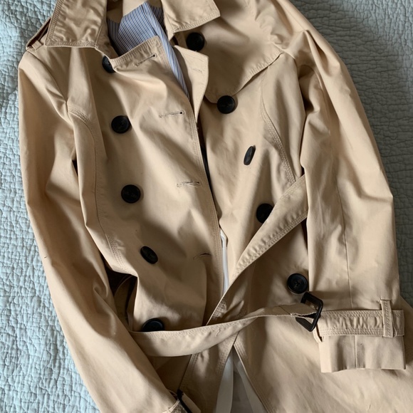 Stradivarius tan trench coat size S - Picture 3 of 14